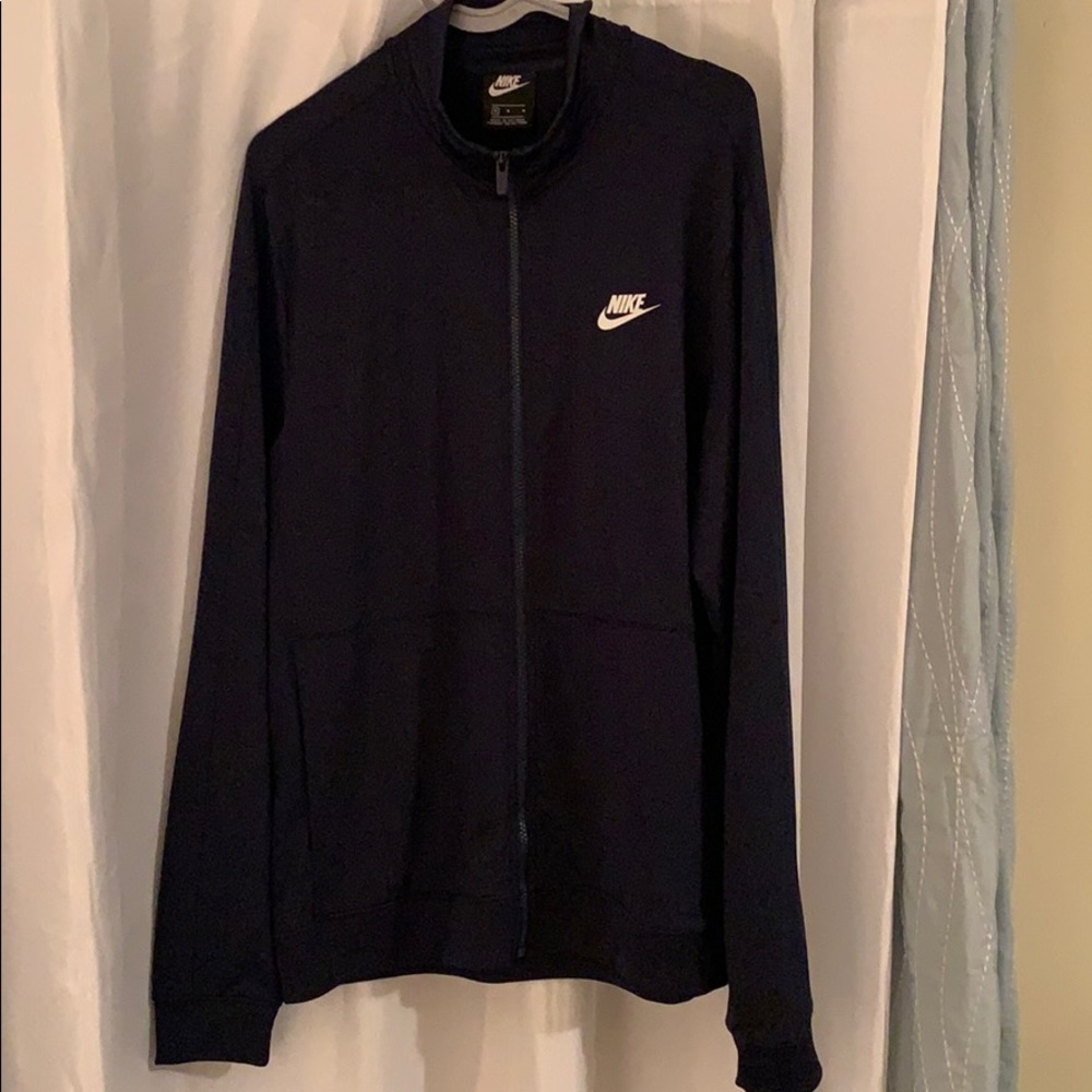 Nike NavyBlue summer Material Zipper